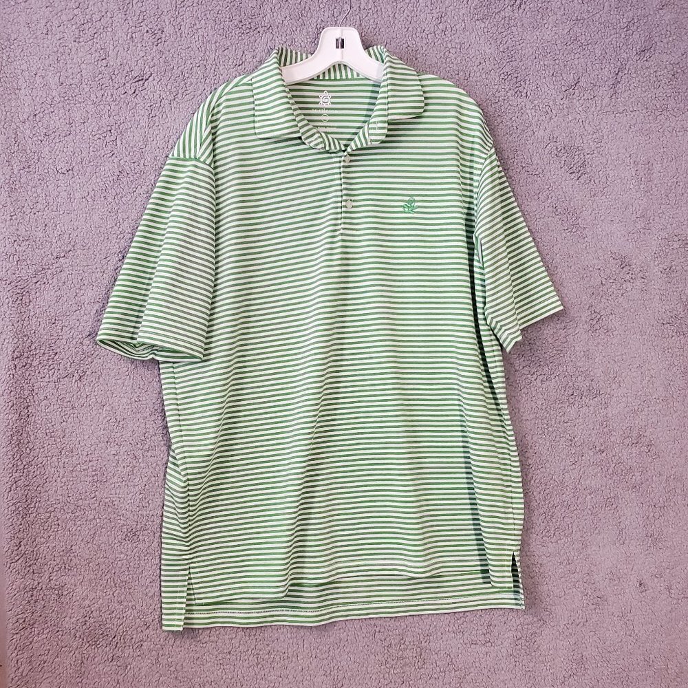 Stylish Men's Green Polo Shirt Size XL